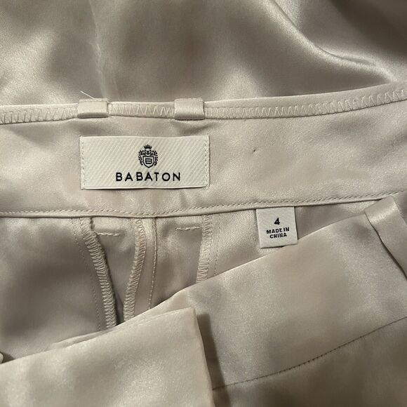 Aritzia Cream Wide Leg Pants - Picture 12 of 13